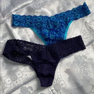(2) Hanky Panky Low Rise Thongs